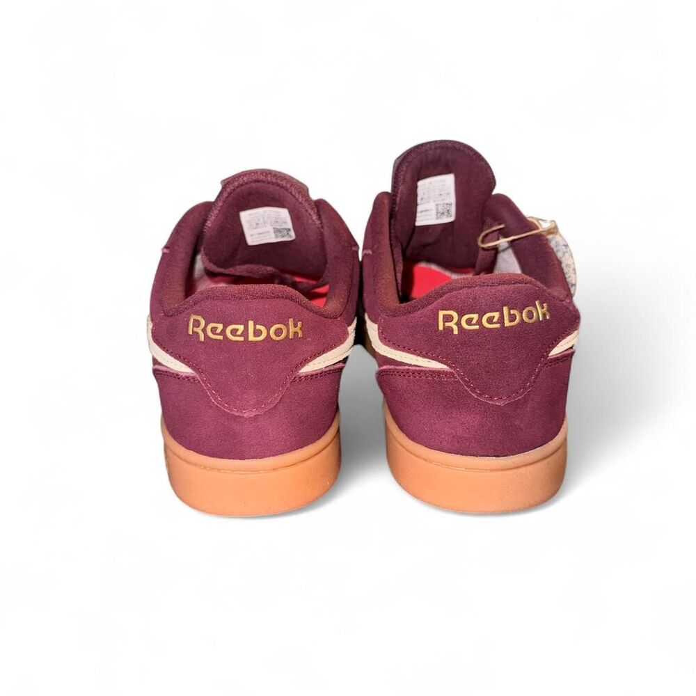 Reebok Forte Lounger Women’s 11 Red Suede Gum Sole Sneakers NIB AR30252W - Picture 4 of 8